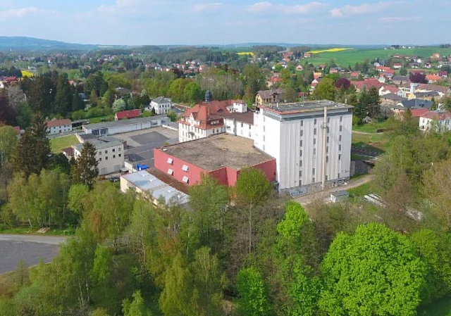 Alte Schokoladenfabrik Oderwitz, Rückansicht Gelände