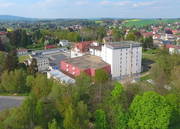 Alte Schokoladenfabrik Oderwitz, Rückansicht Gelände 