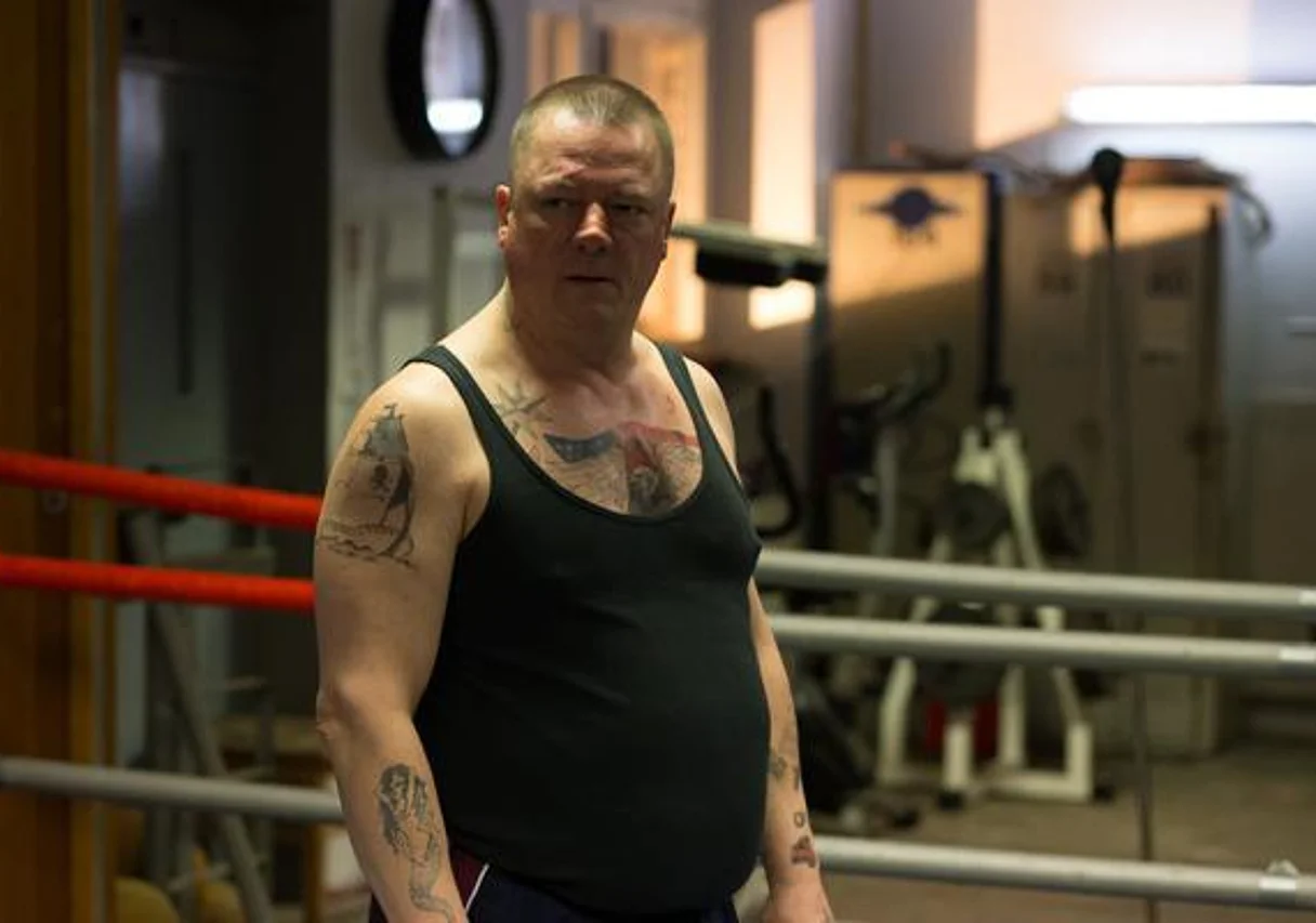 Peter Kurth im Boxring in Halle