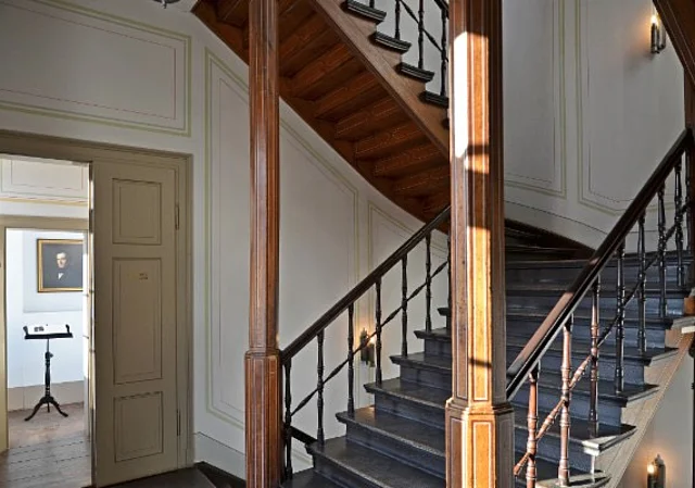 Mendelssohn-Haus, 1. OG, historisches Treppenhaus