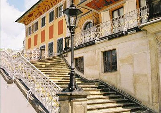 Wasserpalais, Freitreppe, Südwestseite