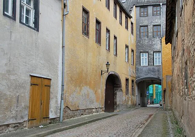 Jüdengasse, Durchgang zum Topfmarkt nach Osten