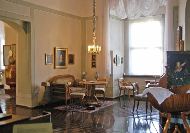 Zimmer der Dauerausstellung im Obergeschoss