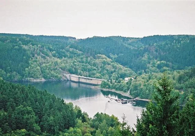 Rappbodetalsperre, Blick nach Wendefurth