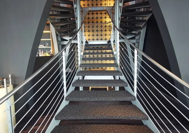 Turmrestaurant SCALA Treppe Richtung Ausgang