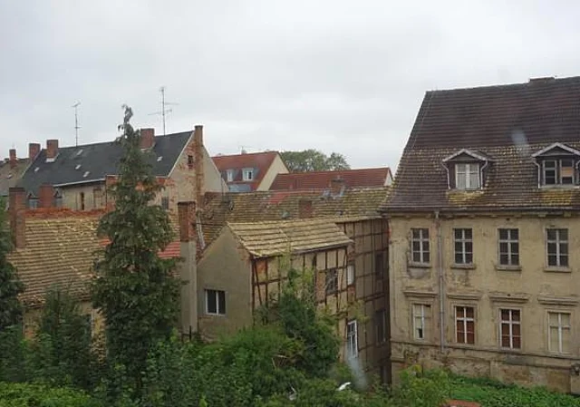 Rückseite Johannisstraße Nr.18 von Villa Hülsemann aus