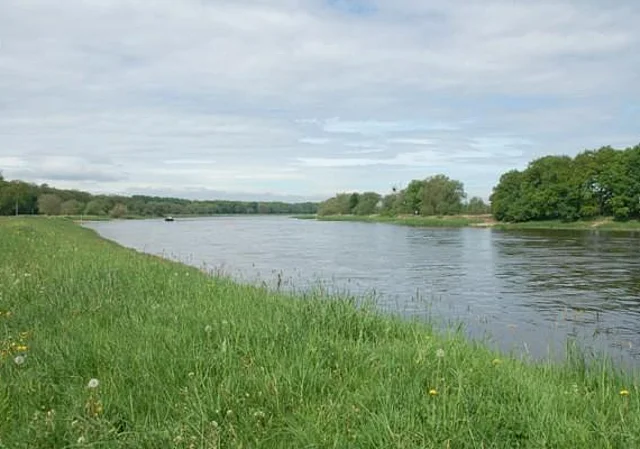 Elbebogen an der Rosenwiesche nach Nordwest