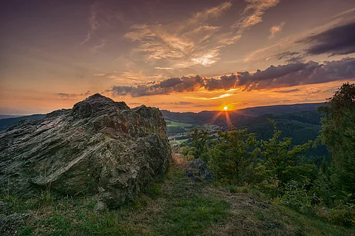 Maßkopf im Thüringer Wald Maßkopf im Thüringer Wald