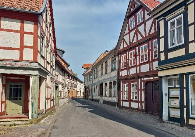 Salzwedel, Holzmarktstraße nach Nordwest