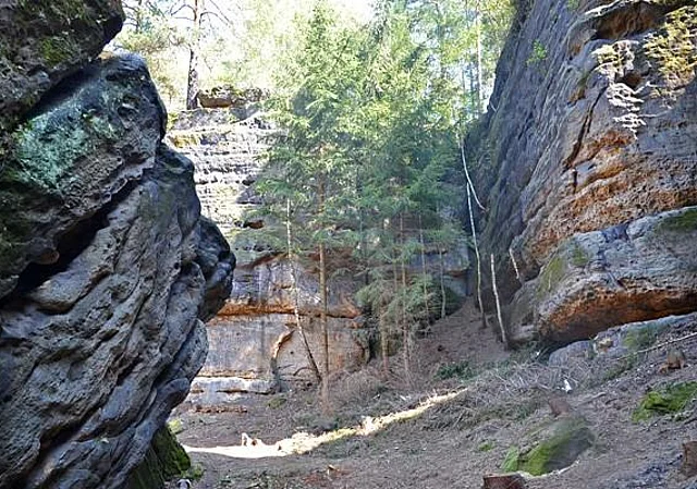 Richters Grund, Kletterfelsen
