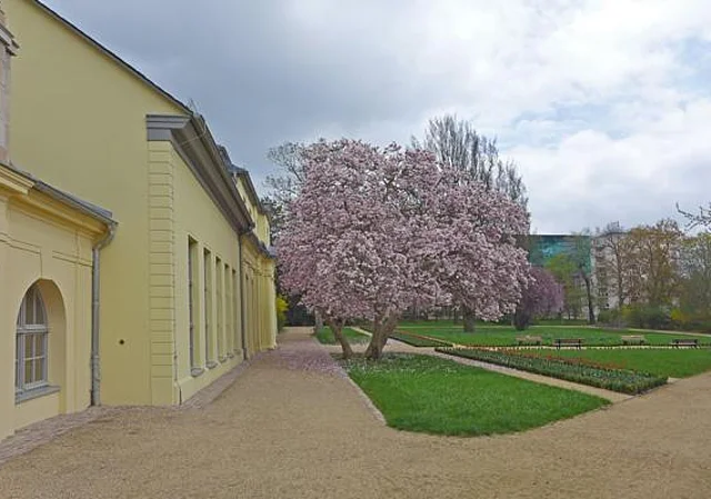 Südseite mit Park