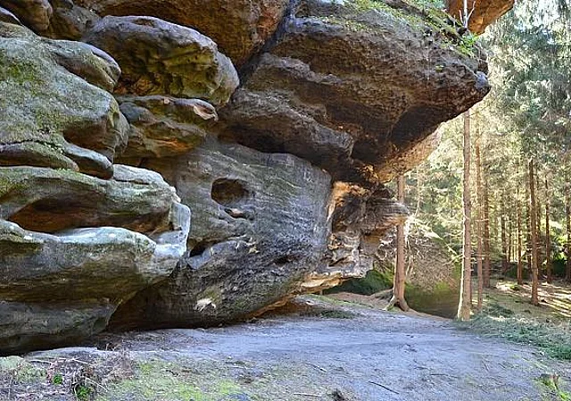 Richters Grund, Felsvorsprung