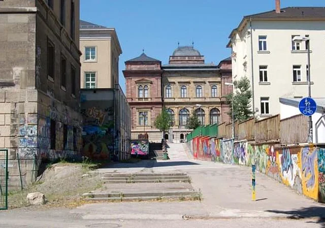 Rückseite Nordflügel mit Neuem Museum