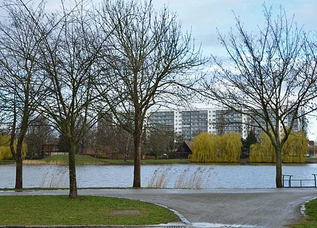 Mozartstraße, Blick nach Nordwest 