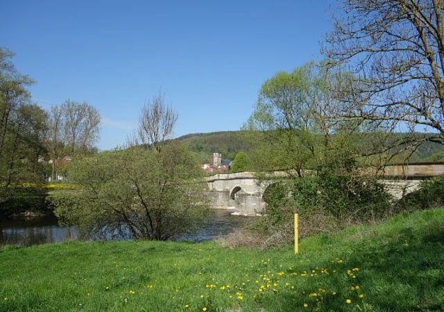 Blick vom Ostufer