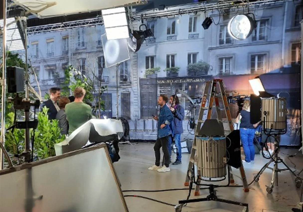 am Set im STUDIOPARK KinderMedienZentrum
