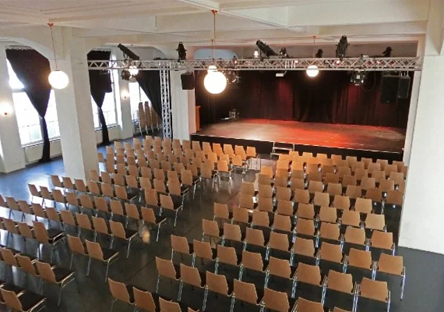 Kupfersaal, Blick von Empore auf Große Bühne