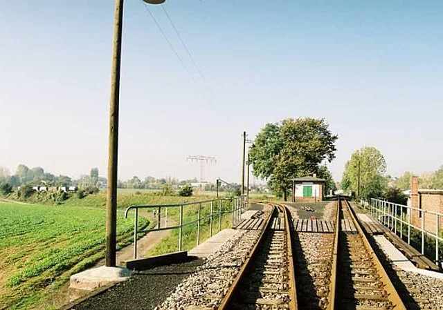Haltepunkt Bocksthal, nach Westen