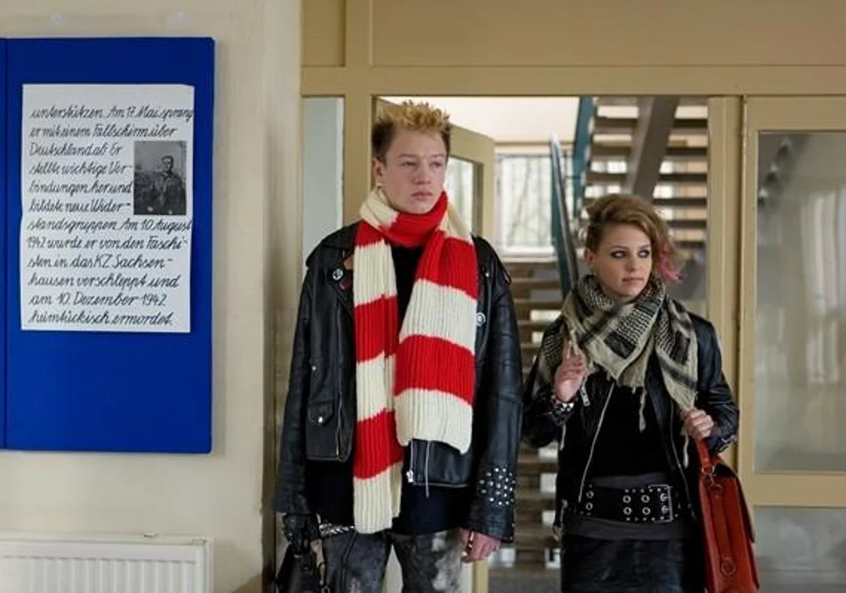 Vincent Krüger und Vanessa Krüger im ehemaligen Albert-Schweitzer-Gymnasium in Gera