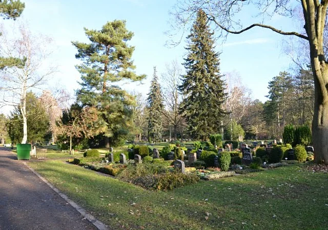 Südfriedhof Leipzig, Gräber