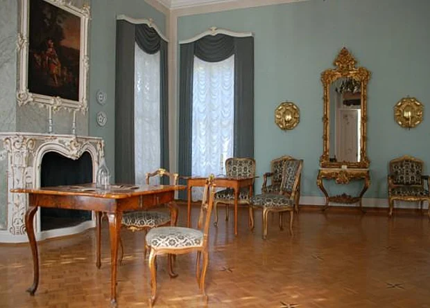 Historische Kuranlagen Bad Lauchstädt, Kursaal, Spielsalon im Pavillon 