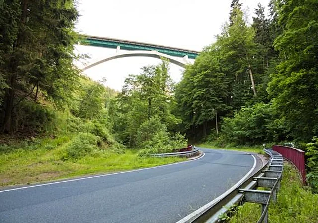 Autobahnbrücke Wilde Gera A71