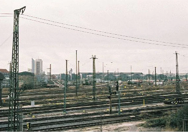 Gleisanlagen, Blick von Osten
