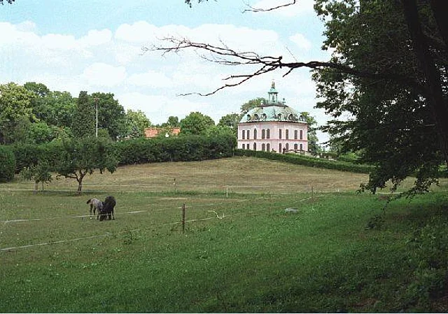 Blick zum Fasanenschlösschen