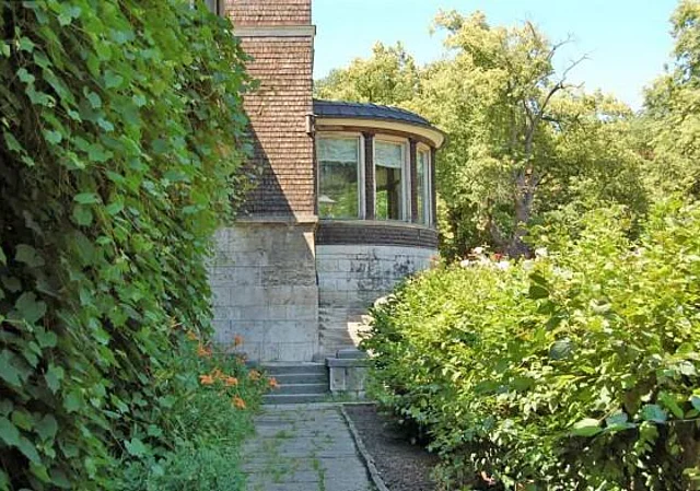 Fenster Gobelin-Zimmer, Gartenseite