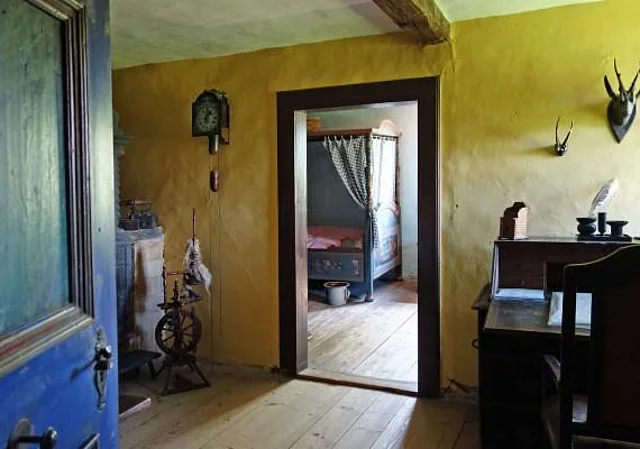 Unterhaseler Haus Blick in die Schlafkammer
