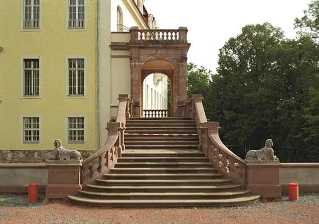 Treppe zum Südflügel