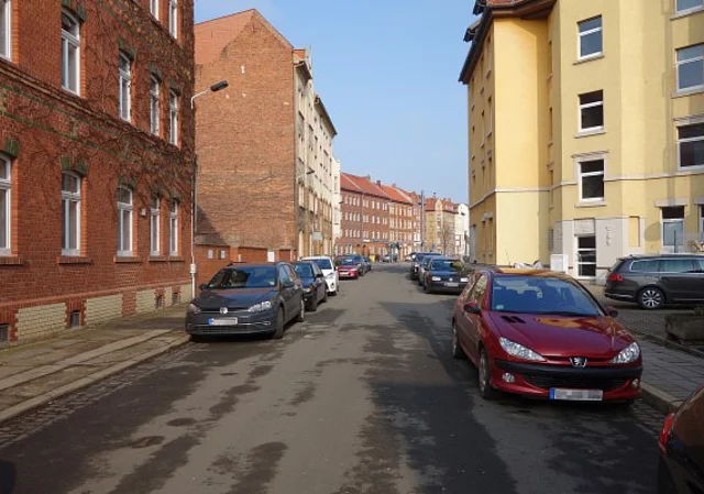 Lagerstraße, Blick zur Magdeburger Allee