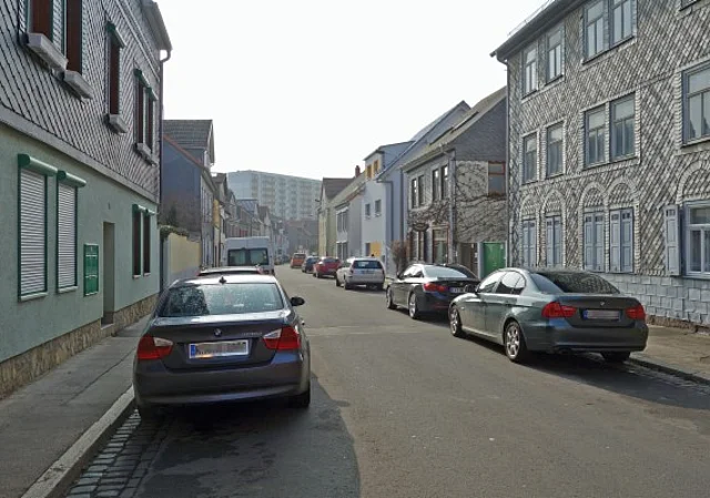 Lagerstraße, Blick gen Osten