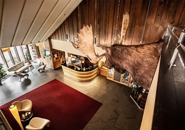 Berghotel Bastei, Foyer mit Rezeption