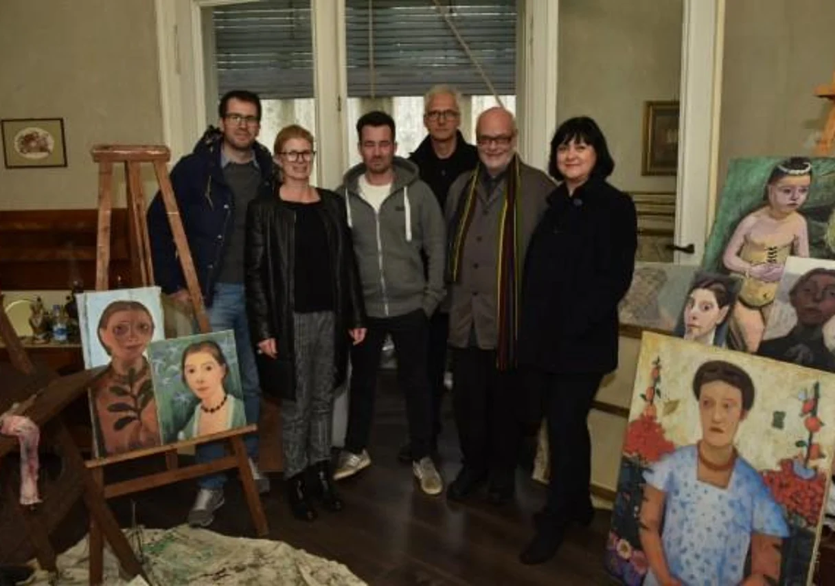 Björn Hoffmann (Pandora Filmverleih), Ingelore König (Grown Up Films), Regisseur Christian Schwochow, Stephan Suschke (Drehbuch), MDM-GF Manfred Schmidt, Britta Marciniak (MDM)