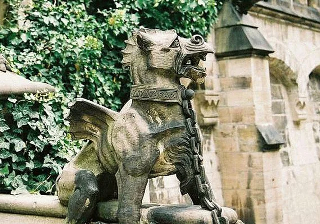 Schloss Wernigerode, Hof, Treppendetail