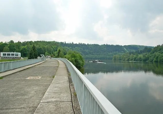 Talsperre Wendefurth nach Süden