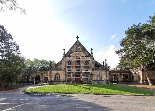 Städtischer Friedhof Altenburg Trauerhalle 