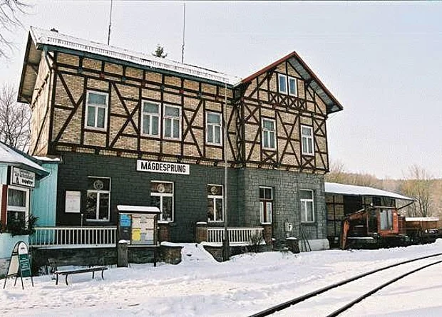 Bahnhof Mägdesprung, Norden 
