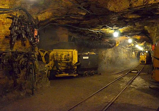 Bergbautechnik für Vorführungen