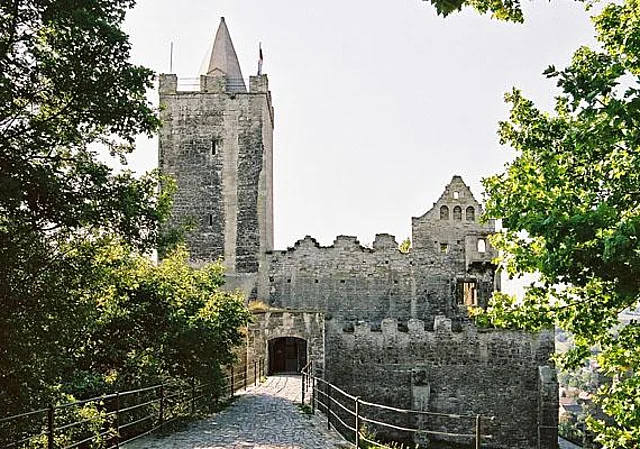 Rudelsburg, Eingang, Osten