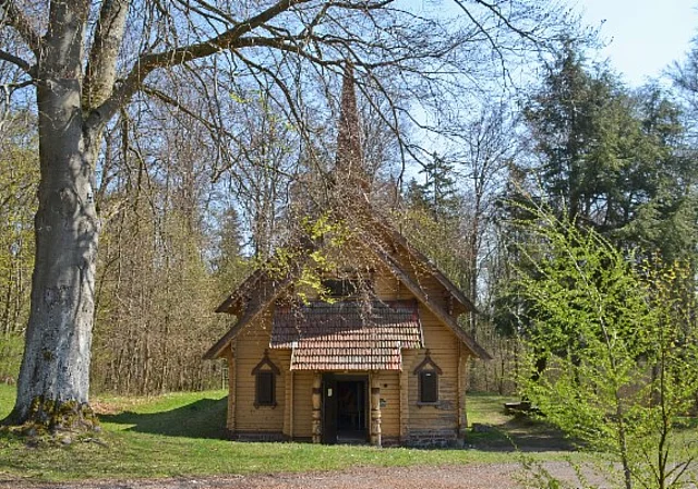 Stabkirche Stiege (alter Standort)