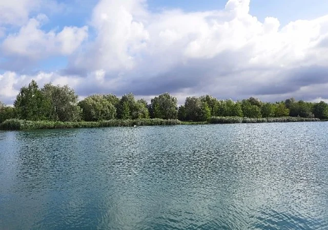 Strandbad Stotternheim Blick auf den See