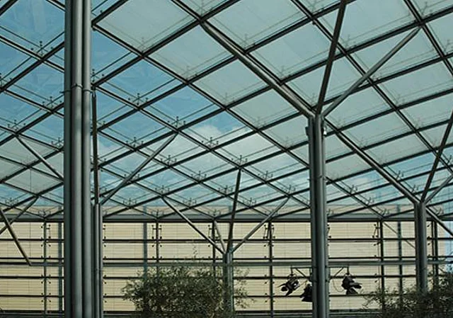 MCA, Mediengarten, Dachkonstruktion