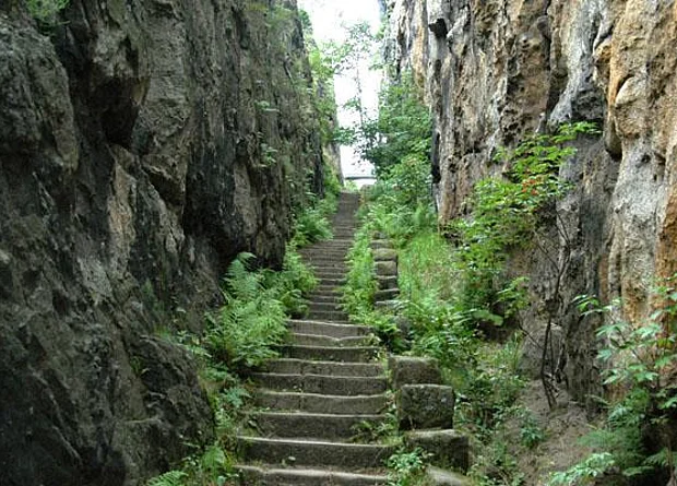 Aufstieg zum Nonnenfelsen 