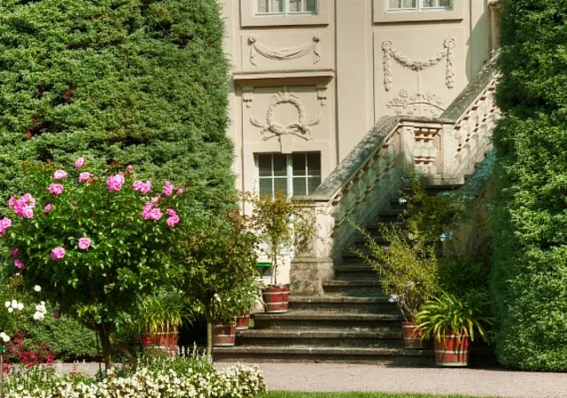 Treppe zum Wintergarten