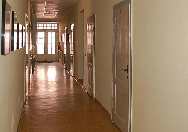 Badehaus, Flur im EG der Museumsverwaltung