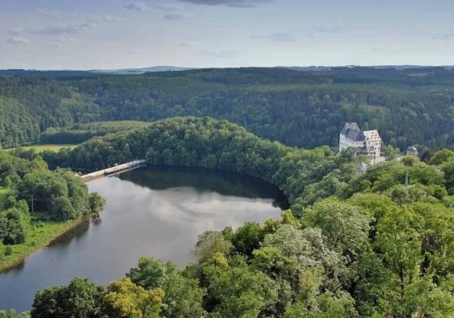 Blick vom Saaleturm