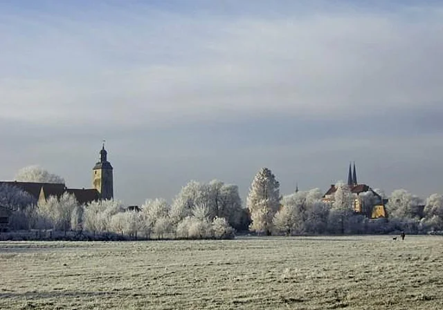 Wasserburg Egeln, Winteransicht