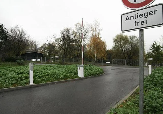 Zufahrt zum Parkplatz